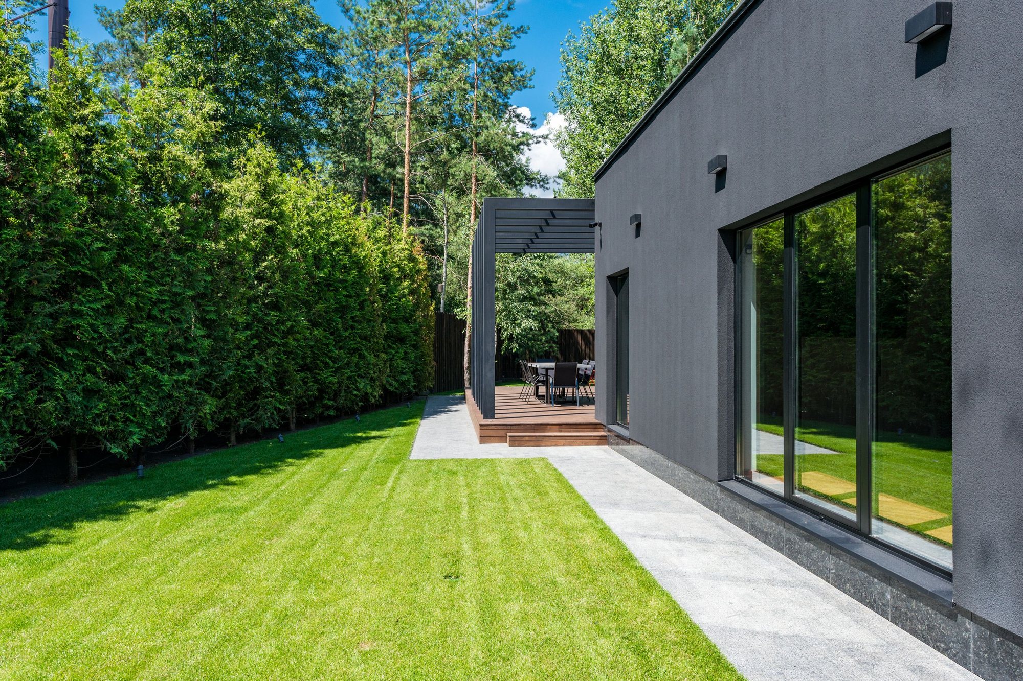 Modern family home exterior in the Lower Mainland